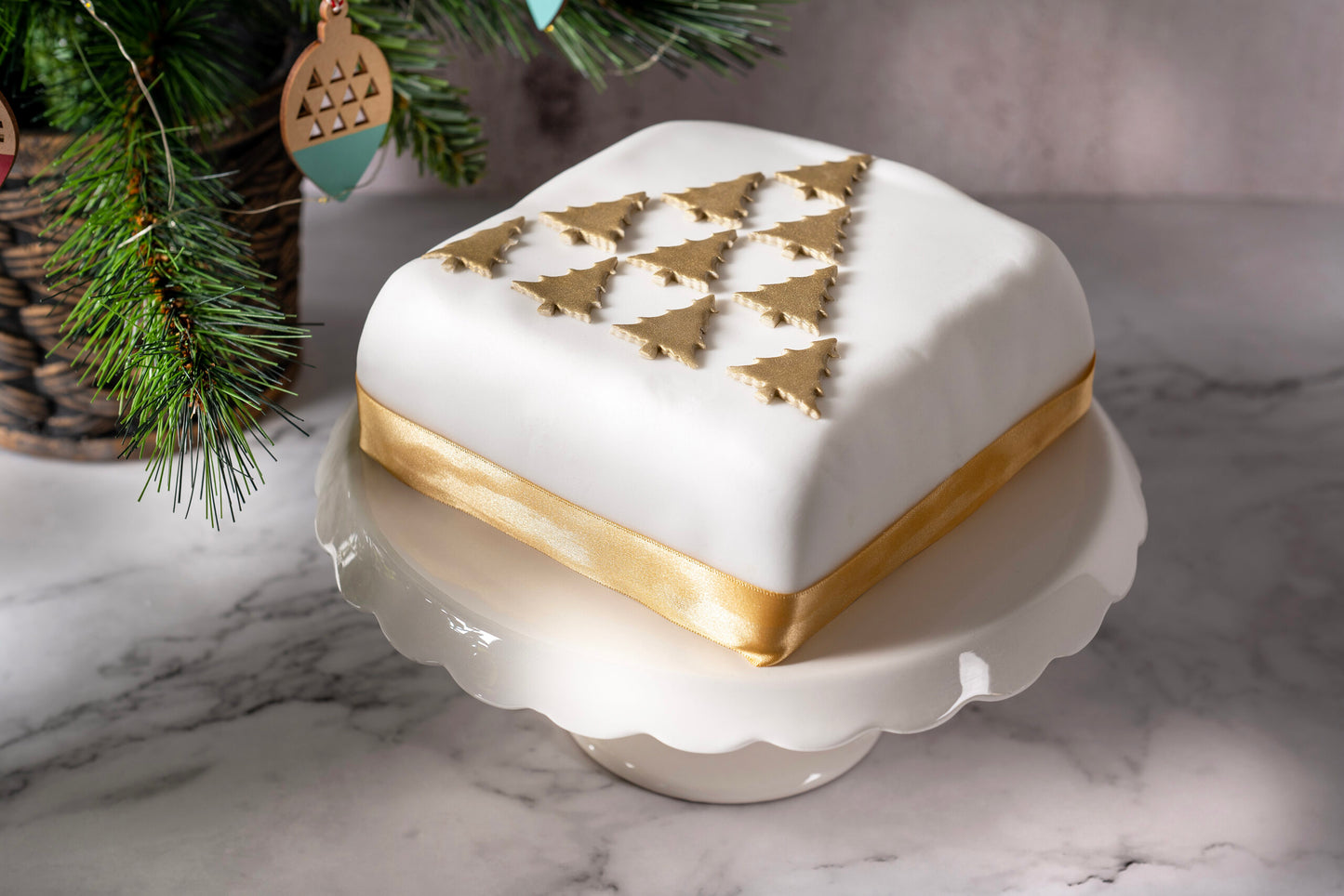 Decorated Luxury Christmas Cake