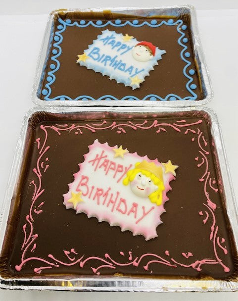 Personalised Greeting Traybakes