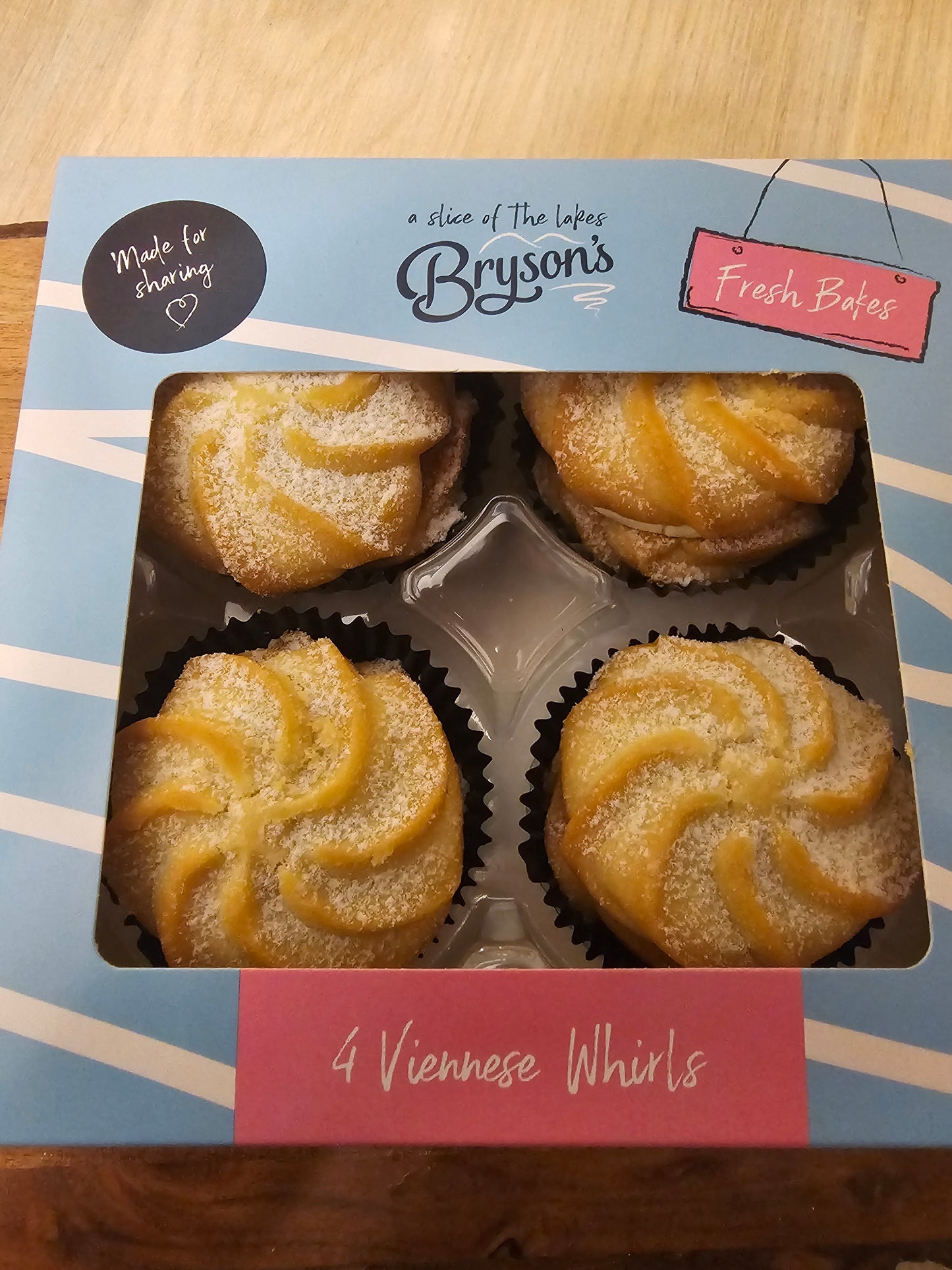 Viennese Whirls (1 pack of 4)